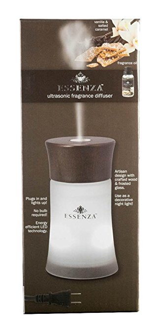 ESSENZA ultrasonic fragrance diffuser - Light or Dark Wood with