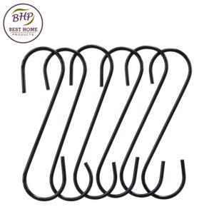 Set of 6 Multi-use Metal 6 S-Hooks - Best Home Products