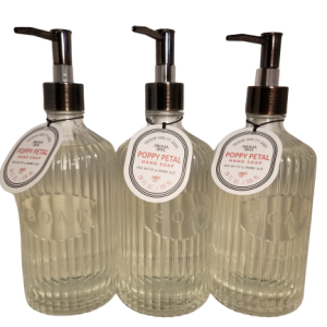 Aroma Aria Hand Soap Set of 3 | Poppy Petal